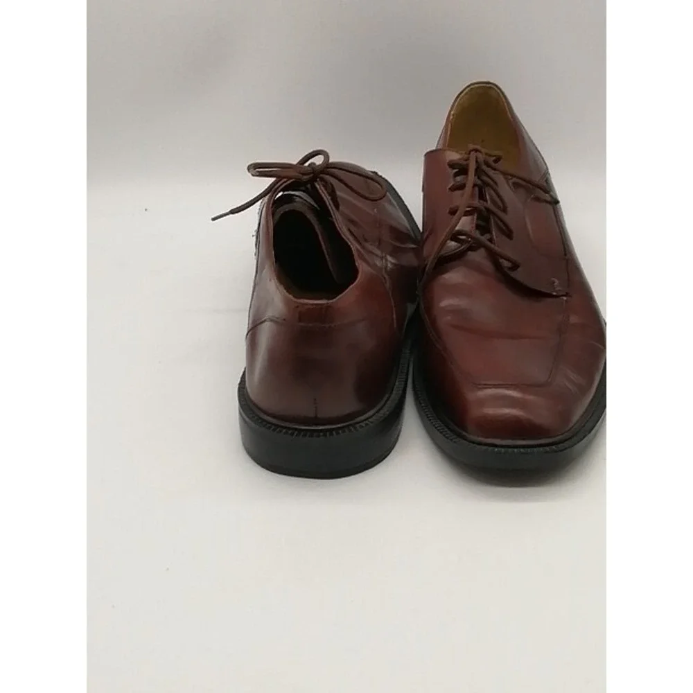 Stacy Adams Mens Oxfords Brown Leather Lace Up Dress Shoe Round Toe 12